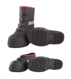 TINGLEY 16" Neoprene Work Boots With Steel Toe & Chevron Outsole - Waterproof, Chemical Resistant For Food Processing, Industrial - Size 09, Brick Red - View #9