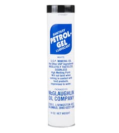 sanitary petrol gel lubricant turn tellow Petrol-Gel® Lubricant, NSF H-1 Rated for Incidental Food Contact, FDA  Approved, 14-oz Cartridge, 10/Case