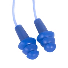 Jackson Safety® H20 Metal Detectable Reusable Earplugs, Soft Plastic, Corded, 26 NRR, 100 Pair/Box