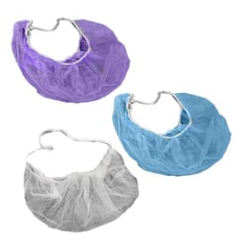 Non-Woven Polypropylene Beard Covers, Color-Coded, 100/Bag, 10 Bags/Case