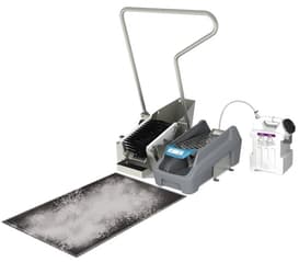 Airless SmartStep™ Footwear Sanitizing System with Stainless Steel Handle & Scrubber