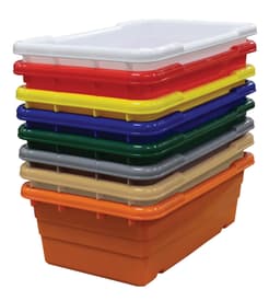 Stack & Nest Lug, Color-Coded, Polyethylene, 1 Each