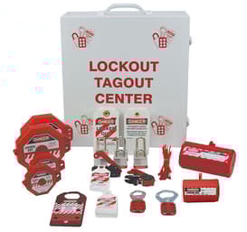 Lockout Tagout Cabinet Center with Kit