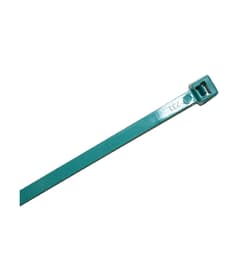 ACT FASTeners Cable Ties, Metal Detectable, Teal, 4"L, 18-lb, 1000/Pack