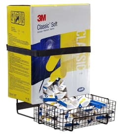 Earplug Box Rack w/Anti-Spill Tray