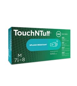 TouchNTuff® Nitrile Disposable Gloves, 5 Mil, Green, 100 Each/Box, 10 Boxes/Case