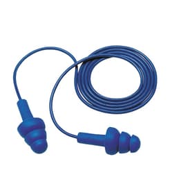 3M™ E-A-R UltraFit Metal Detectable Reusable Earplugs, Polymer, Corded, 25 NRR, 1 Pair