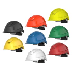 HexArmor® Ceros® XP250 Hard Hat, Color-Coded, Accessory Slots, Vented, 6-pt Ratchet, ANSI Class C, 1 Each