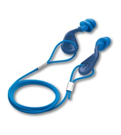 HexArmor&reg; simpleFit&reg; Detectable Guided Reusable Earplugs, Rubber Vinyl, Corded, 25 NRR, 48 Pair/Box