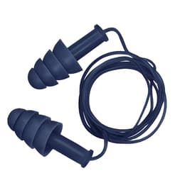 Ironwear&reg; 1731 Metal Detectable Reusable Earplugs, Silicone, Corded, 27 NRR, 100 Pair/Box