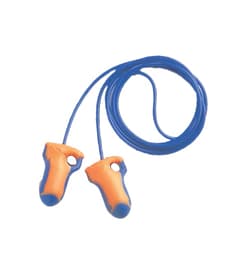 Howard Leight® Laser Trak® Disposable Earplugs, Metal Detectable, Foam, Corded, 33 NRR, 100 Pair/Box