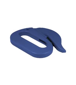 Detectamet&trade; Metal Detectable Bag Cutter, Fixed Blade, Blue, 5/Pack