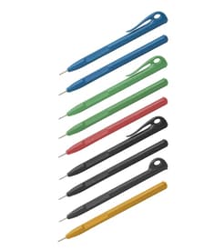 Metal Detectable Elephant Pen with Standard Black Ink, Color-Coded