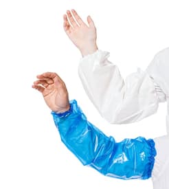 VR™ Disposable Protective Sleeves, 18"L, Vinyl, 4 Mil, 75 Pair/Case
