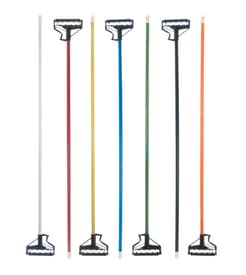 Sparta® Quik-Release™ Wet Mop Handle, 60"L, Color-Coded, Fiberglass, 1 Each