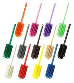 Sparta® Quart Bottle Brush, 16"L x 3.25" Dia, Color-Coded, Medium Polyester Bristles, 1 Each