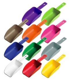Vikan® Flat Hand Scoop, Polypropylene, Color-Coded, 1 Each