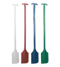 Vikan&reg; Solid Paddle Scraper, Polypropylene, Color-Coded, Metal Detectable, 3.4"W x 52" OAL, 1 Each