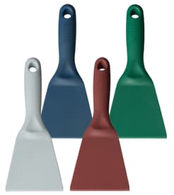 Vikan&reg; Hand Scraper, Polypropylene, Color-Coded, Metal Detectable, 1 Each