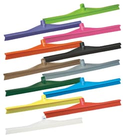 Vikan&reg; Single Blade Ultra Hygiene Squeegee, Color-Coded, Rubber Blade, 1 Each