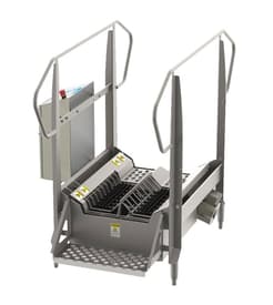 BSX900-DAF Compact Walk Through Boot Scrubber Unit