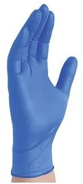 AMMEX Professional Cerulean Nitrile Disposable Exam  Gloves, Powder Free, 100/Box; 10 Boxes/Case