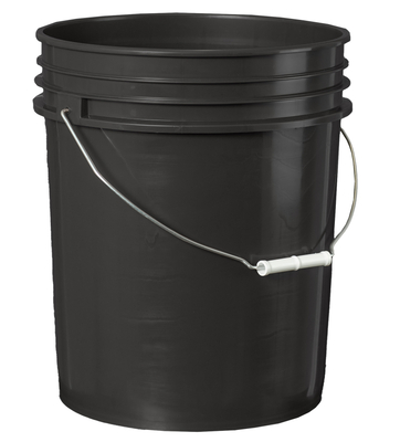 5-Gallon Color-Coded Plastic Pail with Metal Bail