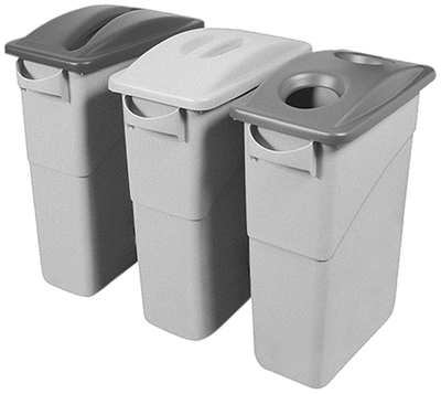 Rubbermaid® Slim Jim® Containers, Tops and Trolley