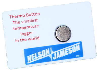 Nelson-Jameson PVC Card for Thermo or Hygro Button