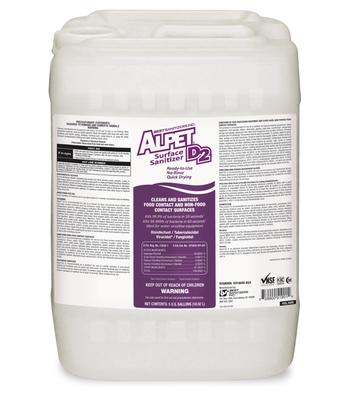 Alpet® D2 Rated Surface Sanitizer & Disinfectant for SmartStep™ Sanitizing System