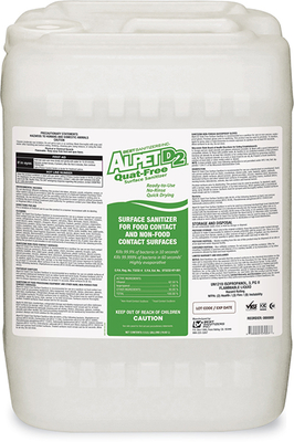 Alpet® D2 Rated Quat-Free Surface Sanitizer, 5-Gal Pack for SmartStep™ Sanitizing System