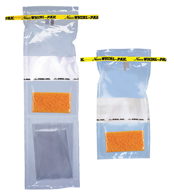 Whirl-Pak® Speci-Sponge® Bags Hydrated with Gloves