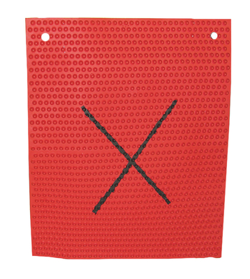 Knobby Mat™ with "X" and Hanging Holes