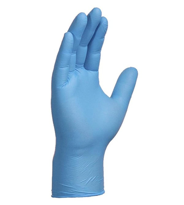 Ammex Professional Blue Nitrile Disposable Exam Gloves, Powder Free, 100/Box; 10 Boxes/Case