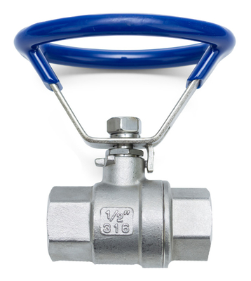 1/2" Ball Valve with Welded Nut