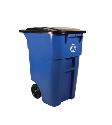 Rubbermaid® Brute® Rollout Recycle Container with Lid
