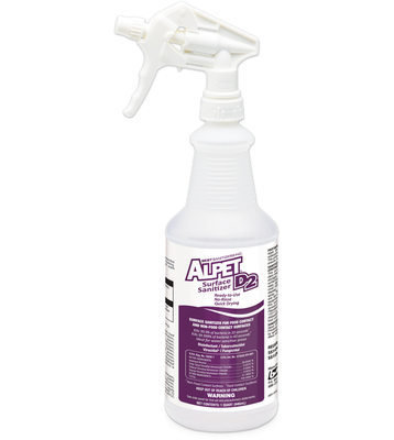 Alpet® D2 Rated Surface Sanitizer & Disinfectant, Ready-to-Use, No-Rinse