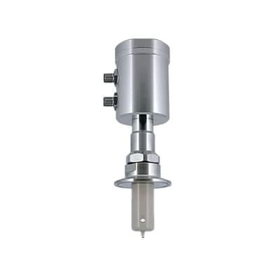Inductive Conductivity Meter ILM-4, 50 mm, 2" TC, Vertical, IO-Link & 1x4…20mA,  M12 Connector, 4-Pin Output, Plastic Cap w/ Sight Glass, Ships Direct