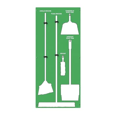 Clean & Sweep Store-Boards™ 5S Shadow Boards, Color-Coded, Accushield™, 30"W x 68"H