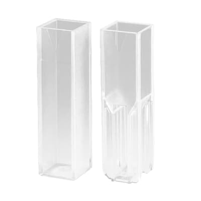 BRANDTECH® Scientific Fluroscence 4-Sided Cuvettes, Polystyrene, Disposable, 2.5 to 4.5 mL