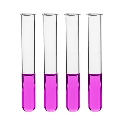 Eisco Scientific Test Tubes, Borosilicate 3.3 Glass, 25 mL, 100/Pack