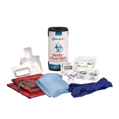First Aid Only® Bodily Fluid Clean-up Kit with Case,