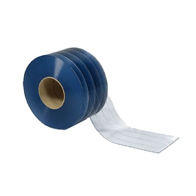Clear-Flex® II Low-Temp Strip Door Material, 12"W x 0.120" Thick, 150'/Roll, 1 Roll