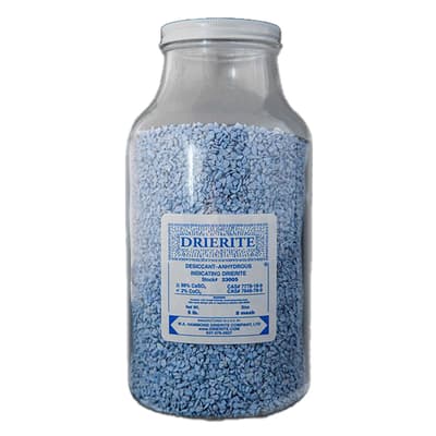 Drierite™ Indicating Desiccant, 5-lb Jar