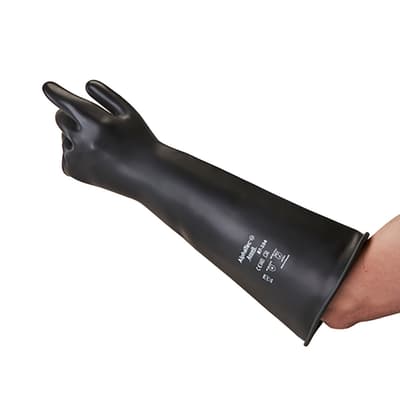 ALPHATEC 87-104 CHEMICAL GLOVE SZ 10.5 HEAVYWEIGHT