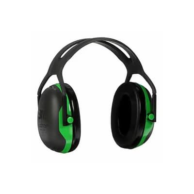 3M™ PELTOR™ X1A Over-the-Head Earmuffs, Green, NRR 26-27 dB, 10/Case