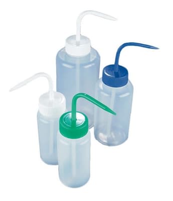 500 mL LDPE Wash Bottle with White Screw Cap WGW236P