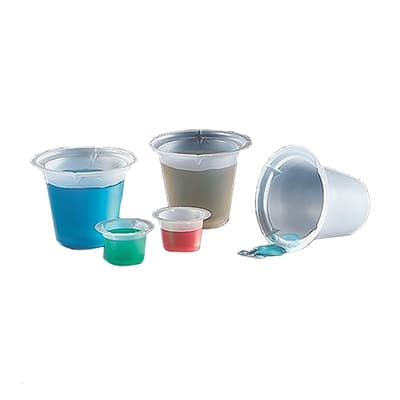 Globe Scientific Disposable Four-Pour Spout Beakers, Polystyrene