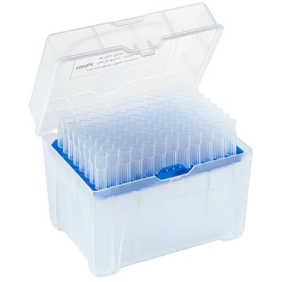 Globe Scientific™ Diamond™ PosiStop™ Filtered Pipette Tips, Low-Retection, Sterile, 1,000 µL