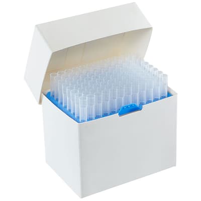 Globe Scientific™ Diamond™ PosiStop™ Filtered Pipette Tips, GreenRacks™, Low-Retention, Sterile, 1,000 µL
